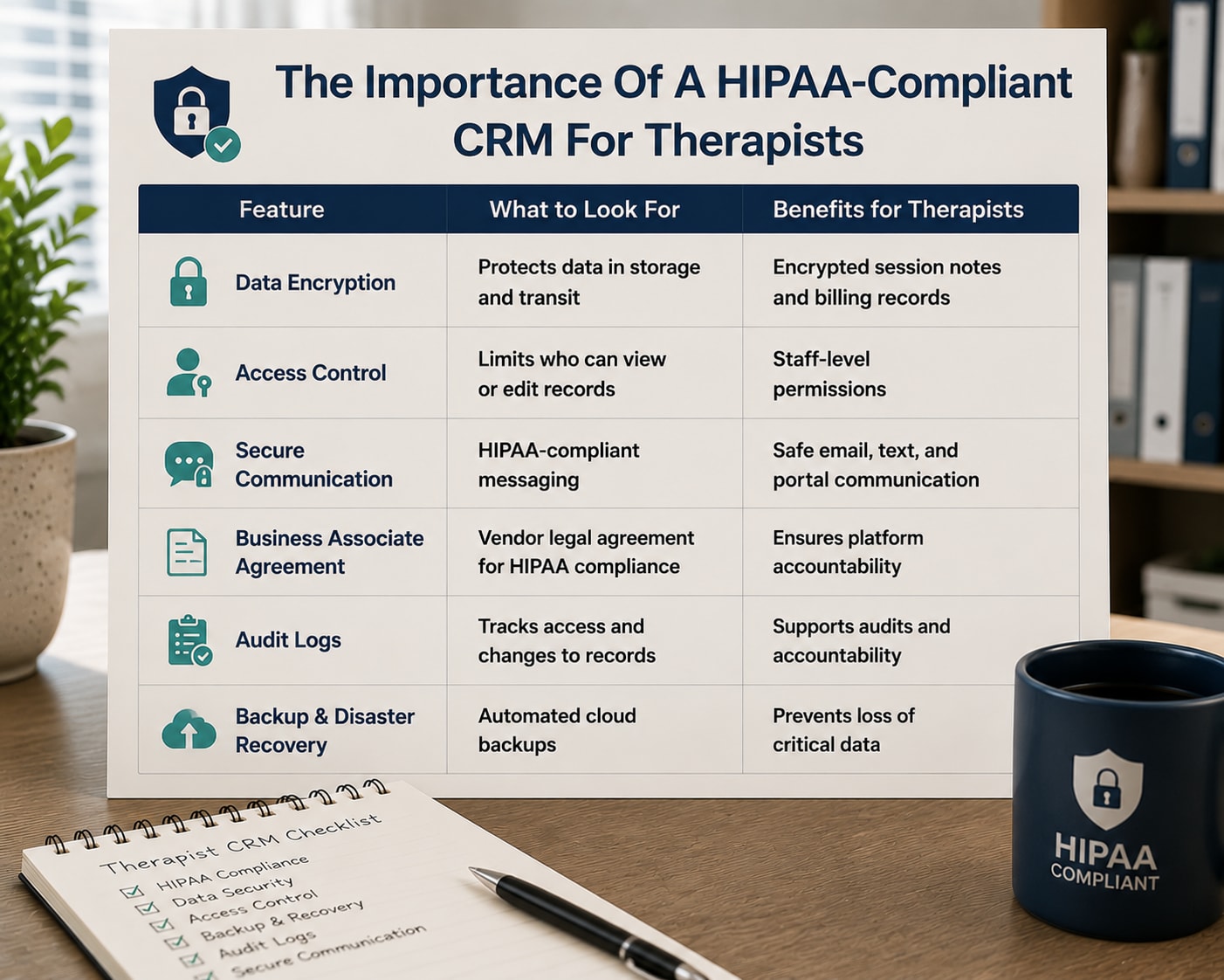 CRM for Therapists Comparison Table CRM for Therapists Comparison Table